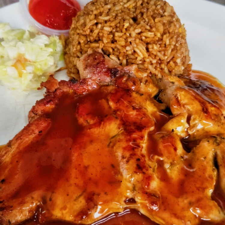 BBQ chicken chop
